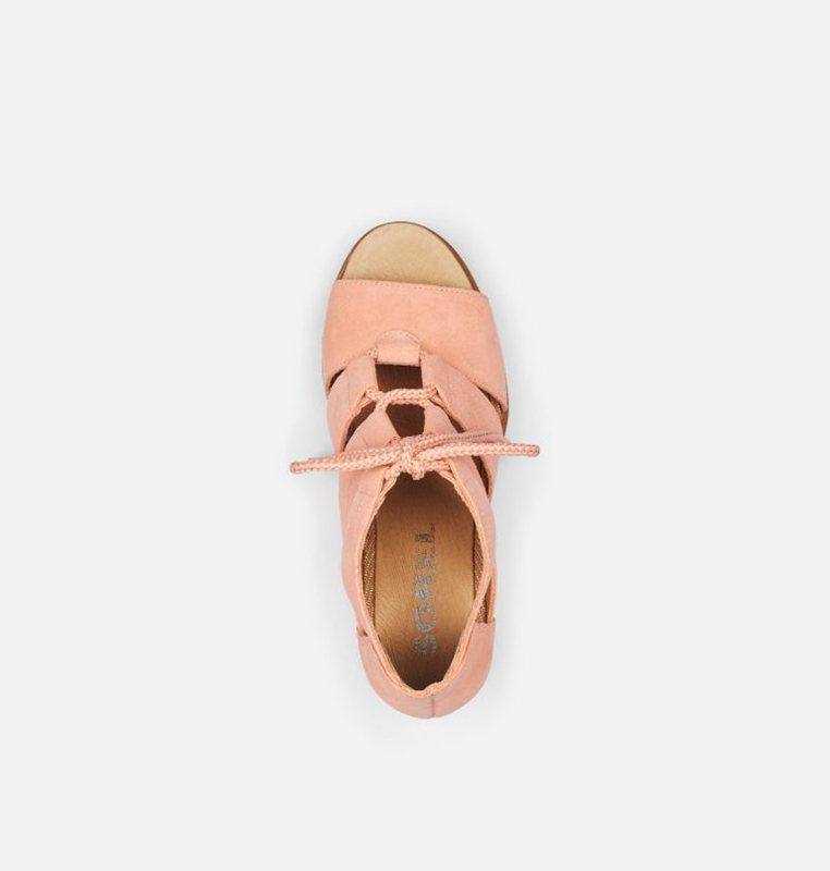 Sorel Kadın Joanie™ Ii Lace Wedge - Sandalet Pembe - 268-GAIOJK